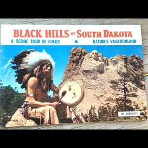 VTG TRAVEL BOOK SOUTH DAKOTA MOUNT RUSHMORE